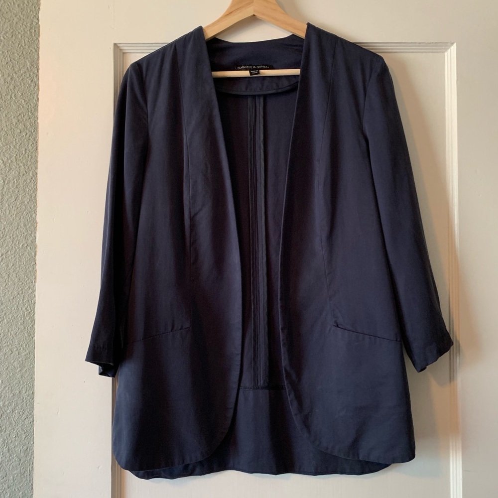 Harlowe & Graham Blue Blazer